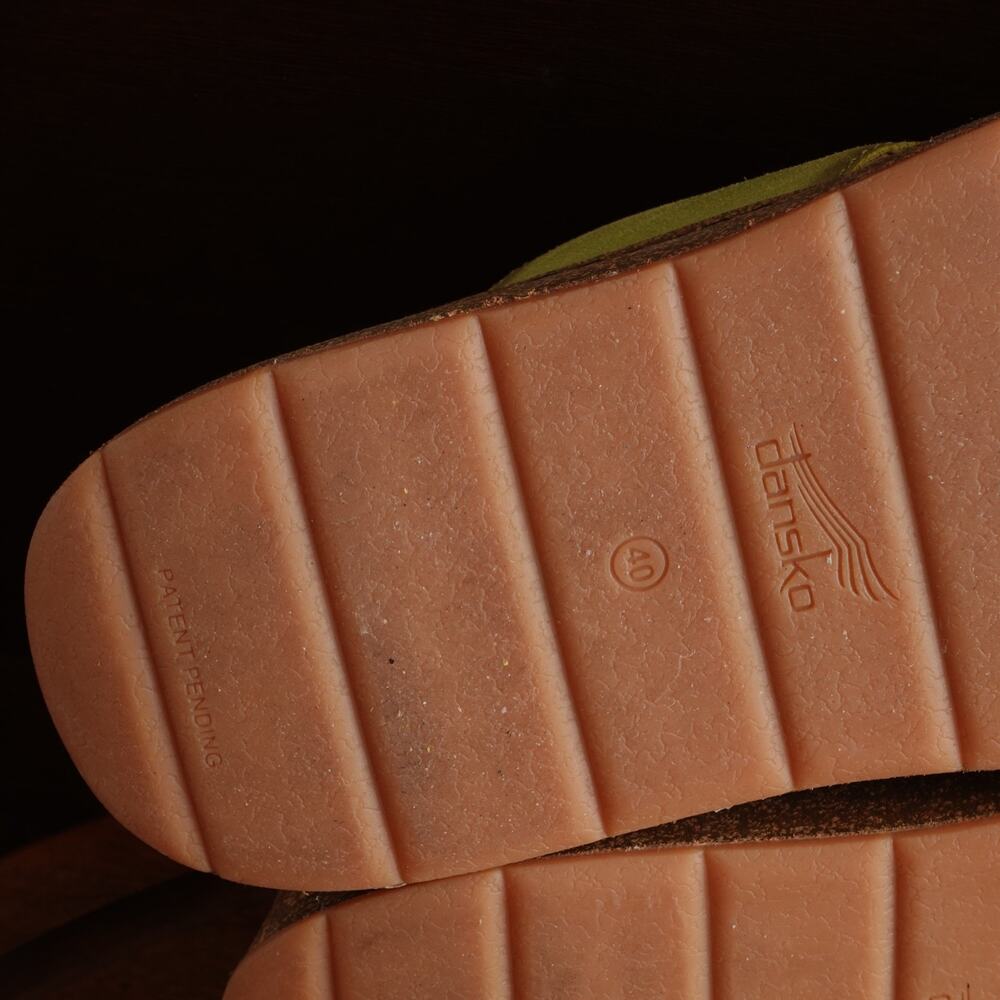 Dansko Sandals Women SZ EU 40 US 9.5-10 Green Bridget Suede Comfort Coastal Shoe - Picture 12 of 14
